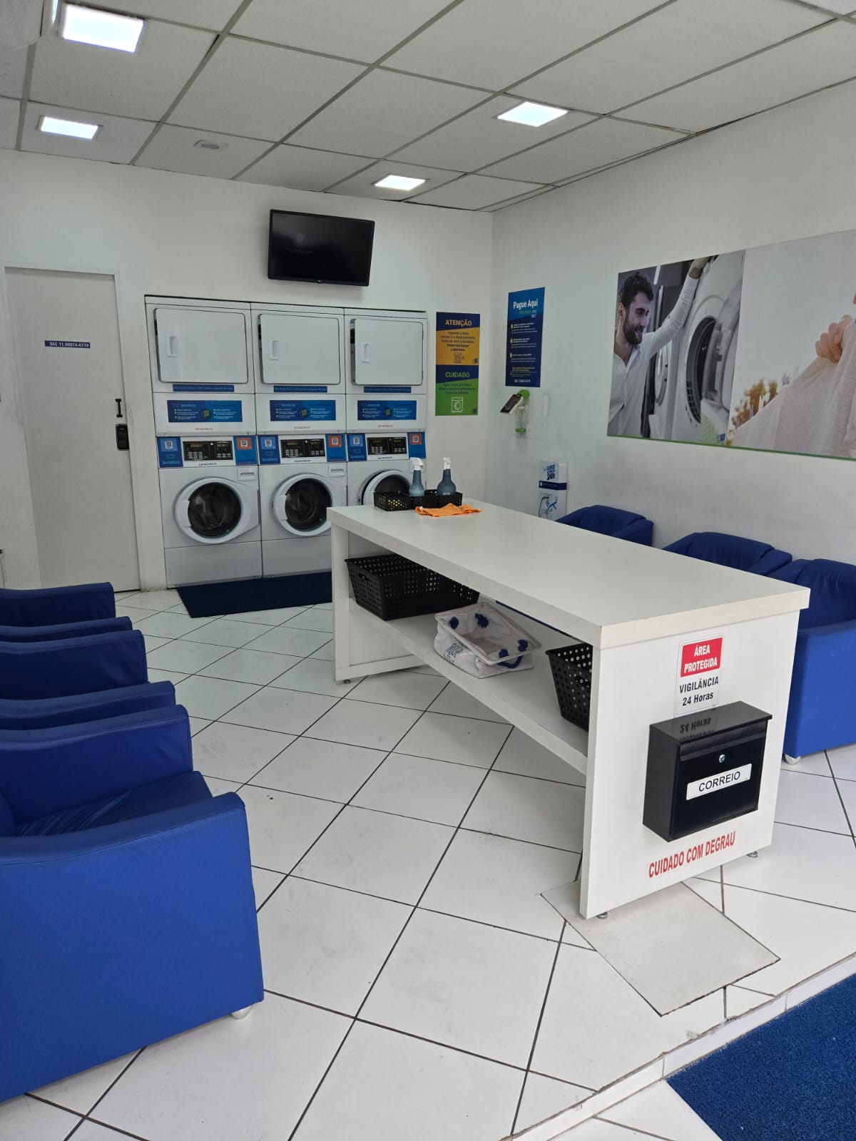 ambiente completo lavanderia self-service 24h vila prudente